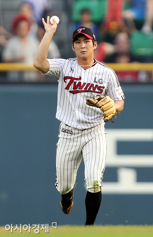 [포토] 오지환 '내 손 안에 있소이다'