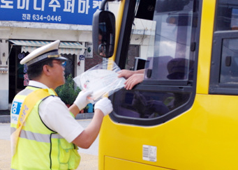 남원경찰, ‘안전한 어린이통학버스’ 홍보 나서 