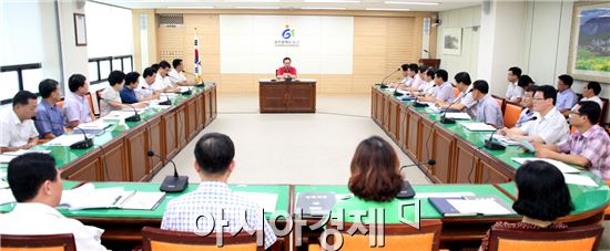 [포토]광주 동구, 상반기 주요업무 추진사항 보고회 