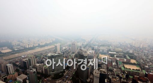 [포토]안개 낀 서울 도심