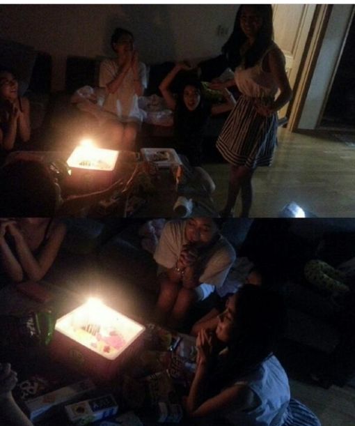 조현영 생일파티, 레인보우 멤버들과 즐거운 한때…"히히히 신났음" 