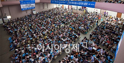 [포토]무더위도 못이기는 입시열기