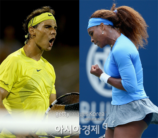 나달·세리나, 로저스컵 테니스 남녀단식 우승