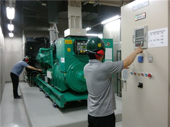 [포토] 금호아시아나그룹 "자체 발전기 가동해 전력난 예방"