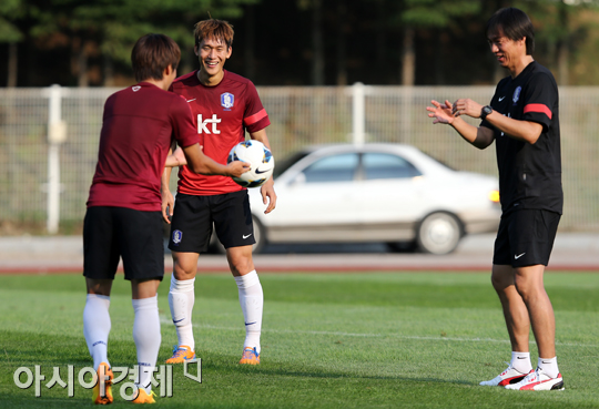 [포토] 이용 '두 번째 대표팀, 적응 완료!'