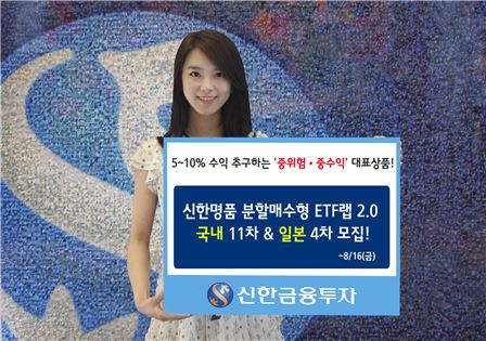 신한금융투자, 신한명품 분할매수형 ETF랩 2.0 11차 판매