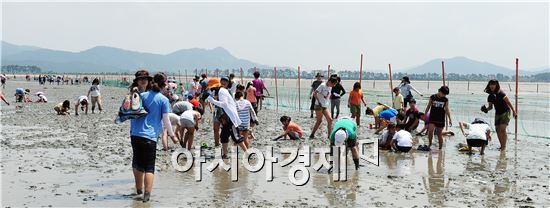 "생명이 열리는 고창 갯벌체험 축제로 오세요"