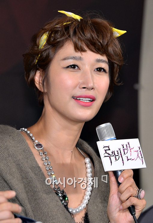 [포토]'루비반지' 변정수, "너무 편하게 촬영하고 있다"