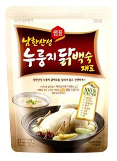 ▲ 샘표 남한산성 누룽지 닭백숙 재료