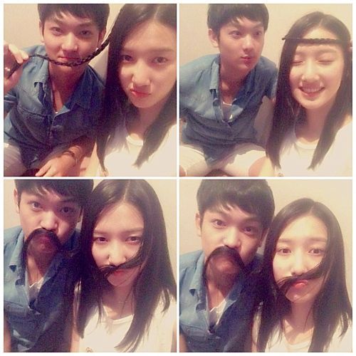 주다영 폭풍성장, 박건태와 다정한 셀카 공개