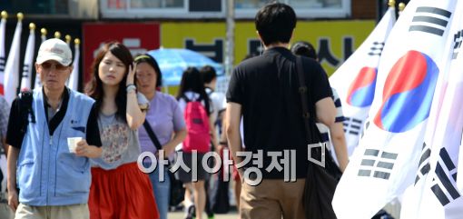 [포토]'내일은 광복절입니다'