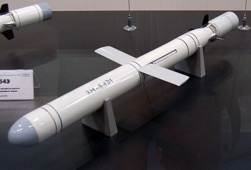 신두라크샤크호에 탑재된 잠대함 순항미사일 3M54E1