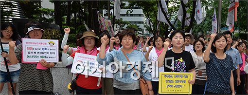 [포토]"일본 군국주의 재무장을 규탄한다"
