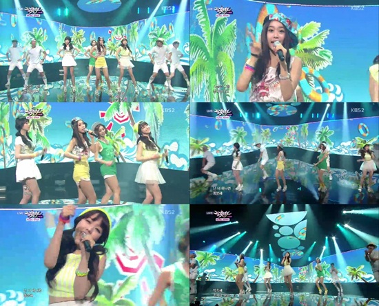 '뮤직뱅크' 걸스데이, 바다를 부르는 무대..'시원+상큼'