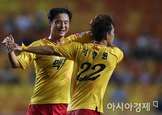 [포토] 이종원 동점골 '질 수 없지'
