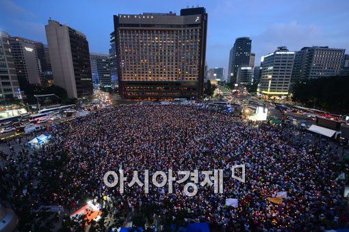 [포토]제8차 범국민 촛불대회 개최 
