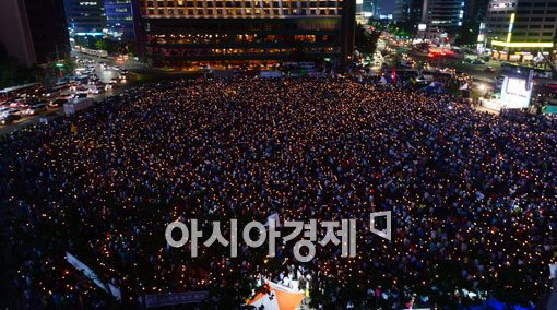 [포토]제8차 촛불대회, 오늘은 4만 추정 