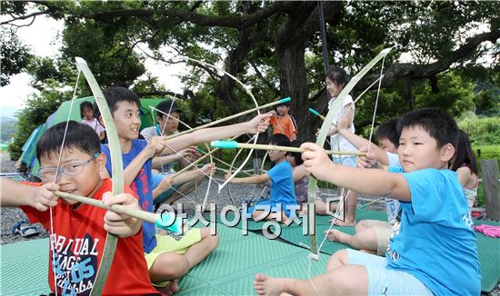 [포토]광주시 북구, 왕버들 생태예술 캠프