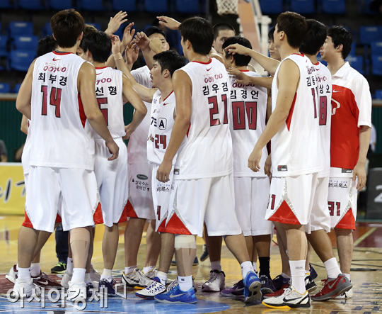 [포토] SK '4강 가자!'