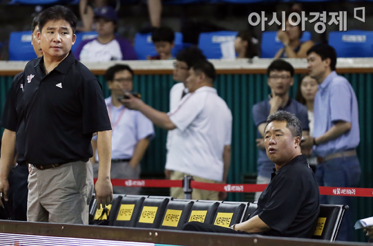 [포토] 전창진 감독 '이게 무슨 일이야'