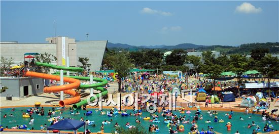 함평엑스포공원 물놀이장, 이용객 전년보다 238% 폭증