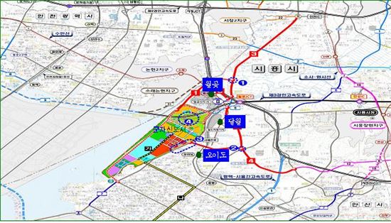 수원~인천 복선전철 달월역사 건설