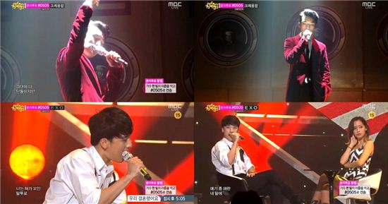 '음악중심' 승리, '뇌새적인 눈빛+상남자 카리스마' 폭발 