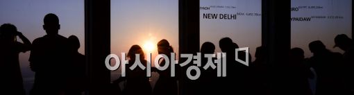 [포토]노을 속 서울 도심
