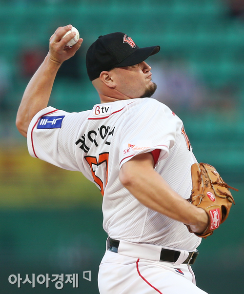 [포토] 레이예스 역투