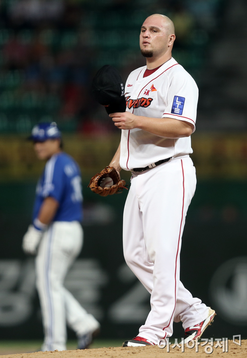 [포토] 레이예스 '위기가 찾아왔다'