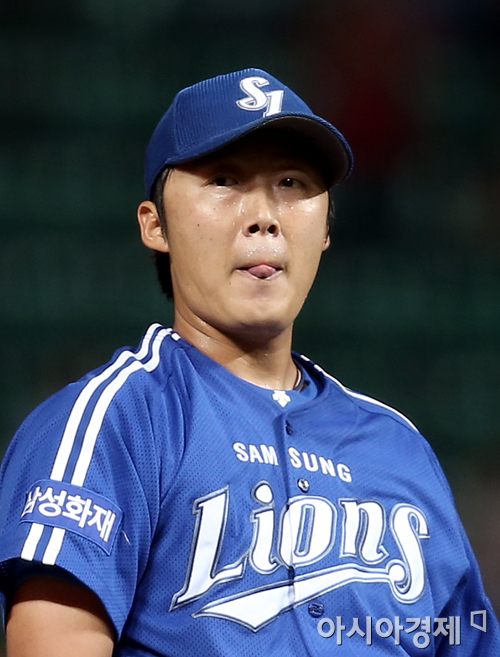 [포토] 배영수 '혀를 빼꼼'