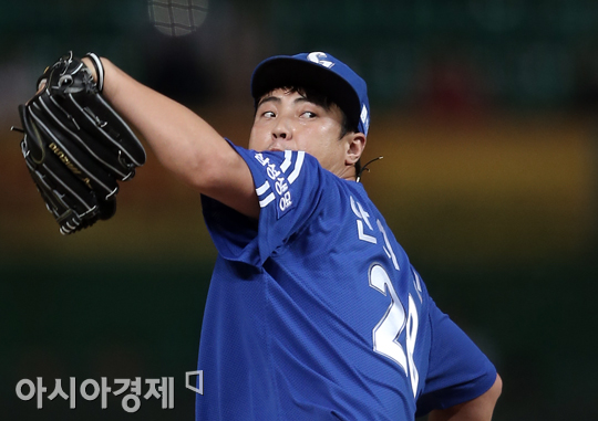 [포토] 안지만 역투