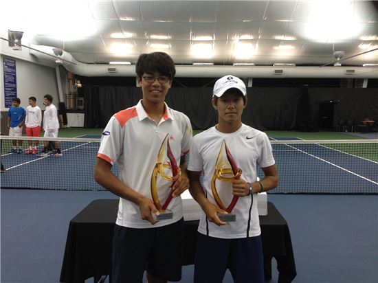 정현·이덕희, 캐나다 주니어테니스 남자복식 준우승 