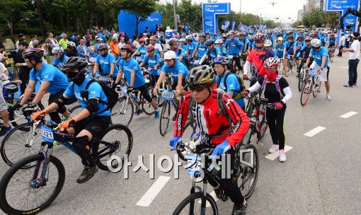 [포토]수천대의 자전거가 강남대로에…