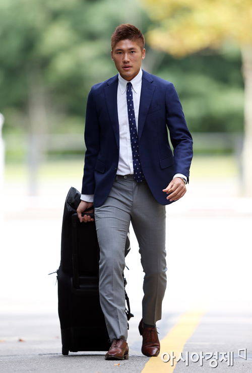 [포토] 파주NFC 입소하는 황석호