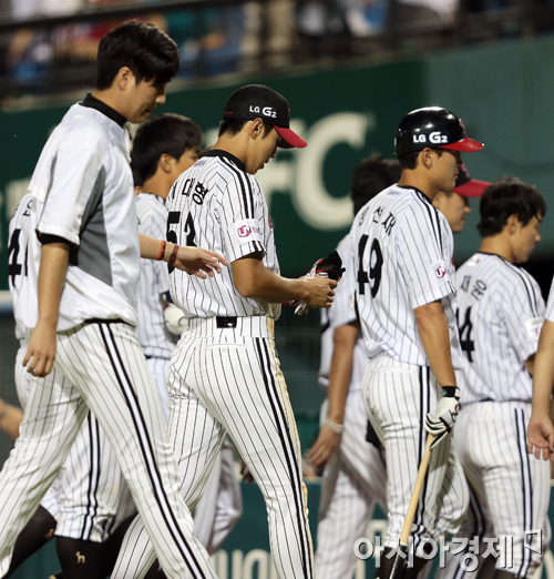 [포토] 3:4 역전패 LG '9회의 악몽'