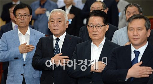 [포토]'국민의례'