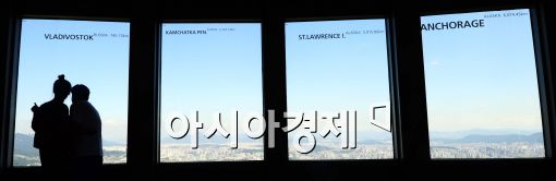 [포토]파란 가을 하늘을 바라보며