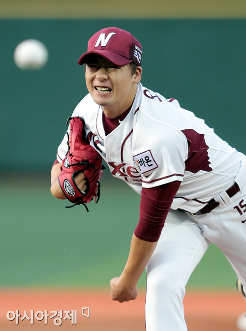 [포토] 오재영 '가을야구를 향해!'