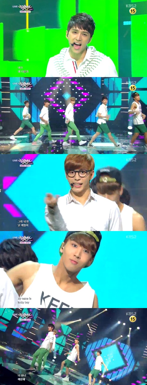 '뮤직뱅크' 빅스, 남자도 상큼할 수 있어요