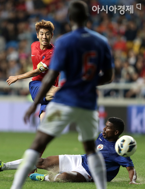 [포토] 하대성 '강력 슈팅!'