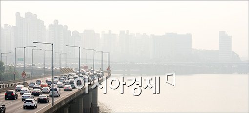 [포토]짙은 안개속 출근