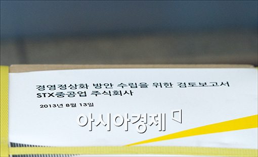 [포토]STX정상화 방안 보고서