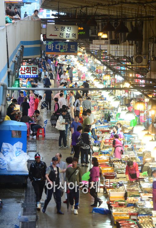 [포토]추석 일 주일여 앞둔 노량진 수산시장 