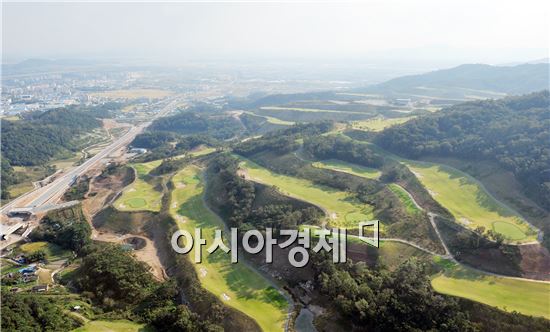 광주시 어등산 골프장, 환상적 명품 코스 각광 