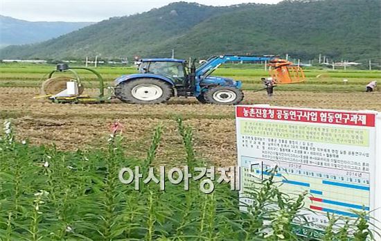 장흥군, ‘논에서 3모작 작부체계 연구’우수 논문 발표상 수상