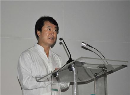 동부대우전자, 세계최초 물 재활용 이조식 세탁기 선보여