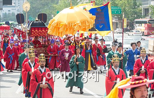 [포토]조선시대 어가행렬 재연행사