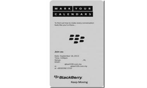 3개국서 초청장 발송…블랙베리도 차기모델 공개?