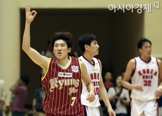 [포토] 두경민 '3점슛 들어갔다'